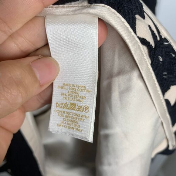 Kate Spade black crochet Virginia lace shift dress size 8 party preppy career - Picture 5 of 7